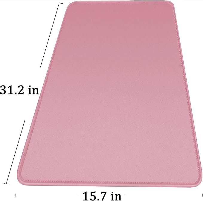 Large Mouse Pad with Stitched Edges, Durable Non-Slip Natural Rubber Base - Image 6