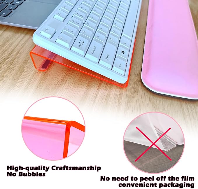 Computer Keyboard Wrist Rest Stand Set - Image 3