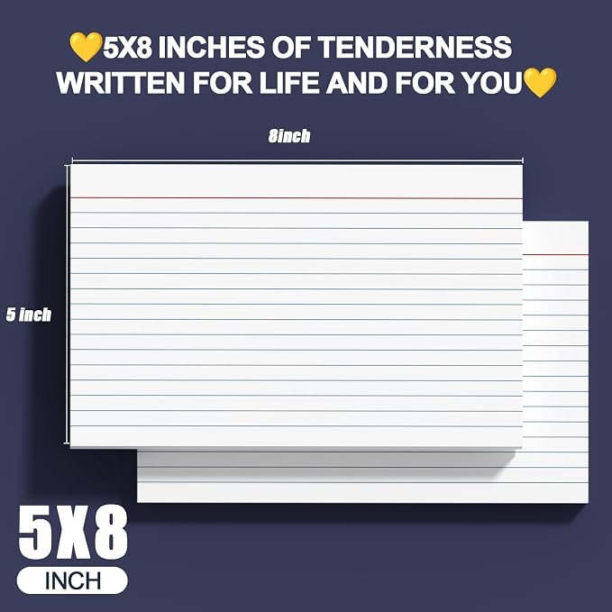Index Cards 5x8 Inch - Image 2