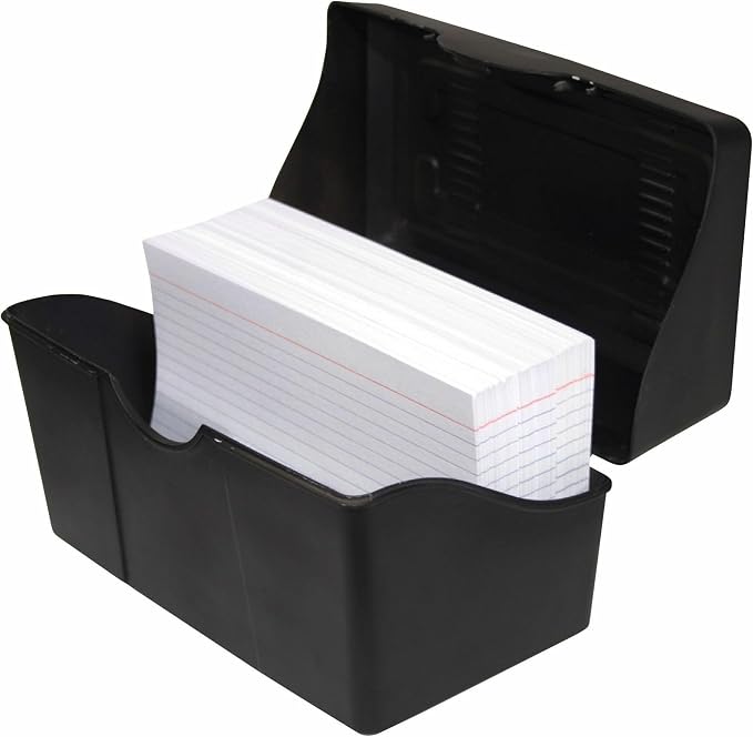 Innovative Storage Designs Plastic Card File, 300-Card Capacity - Image 3