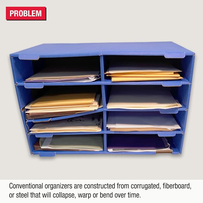 Ultimate Office TierDrop Desktop Organizer/Forms Sorter, 6-Compartments - Image 2