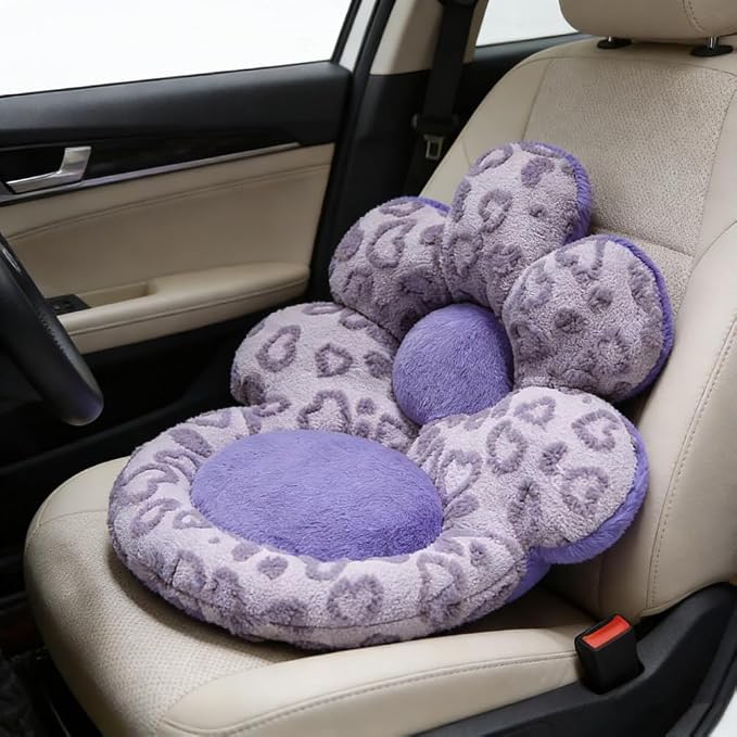 Flower Chair Cushion with Backrest Comfortable Office Chair Pad Student - Image 4