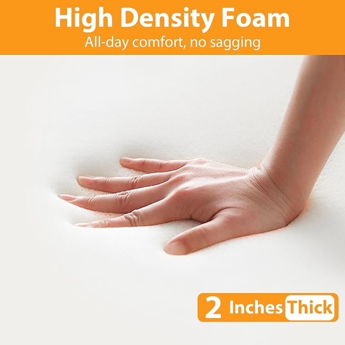 Ruqmuis Chair Cushions for Dining Chairs, D-Shaped Chair Pads - Image 5