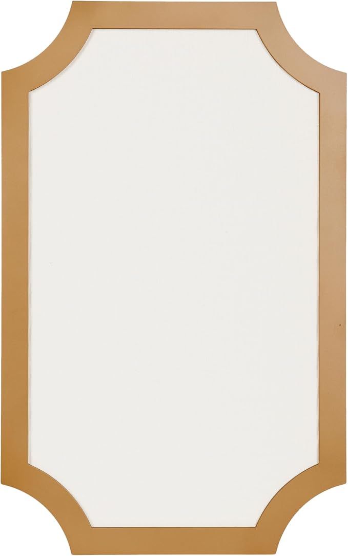 Kate and Laurel Holbrook Glam Framed Scallop Fabric Pinboard, 15 x 24, - Image 8