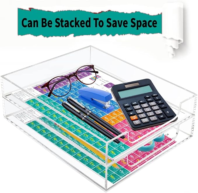 Tasybox Acrylic Letter Paper Organizer - Image 4