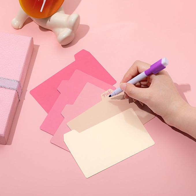 Harloon 50 Pack 3 x 5 Inch Index Card Dividers - Image 6