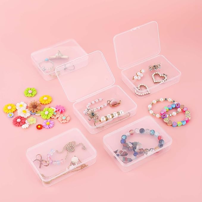 5 Pcs Mini Plastic Storage Containers Box - Image 4