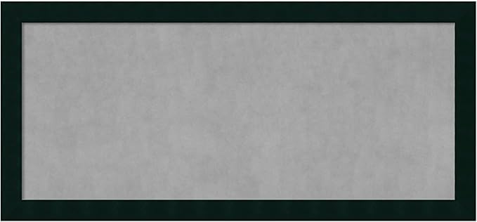 Amanti Art Black Framed Magnetic Board 24x52 Oversize Vision Board by AmantiArt