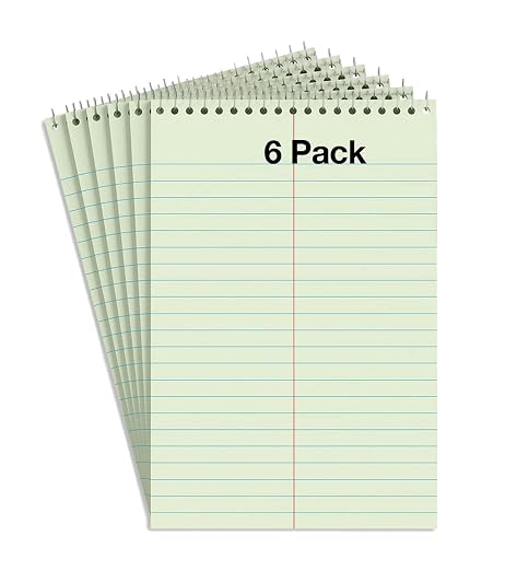 Steno Pads Notebooks, Top Bound Spiral Steno Book by Unknown