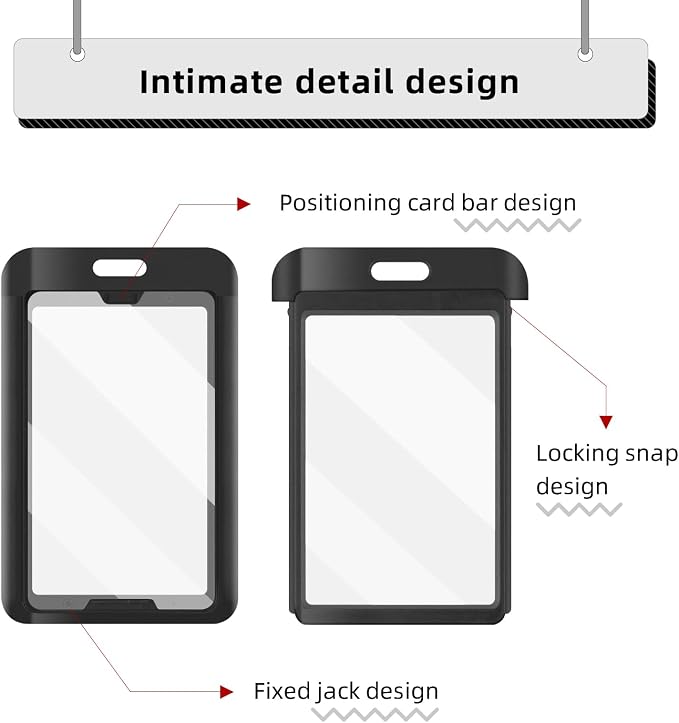 2 Pack Sliding Badge Holder - Image 3