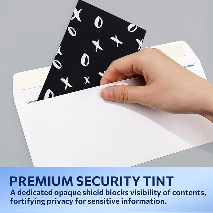 SUNEE Envelopes Self Seal – #10 Double Window Envelopes 500 Pack, Security Tint - Image 3