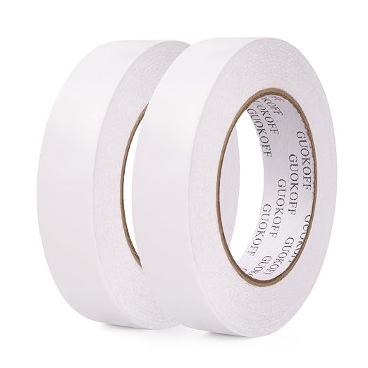 GUOKOFF Double Sided Tape 1 Inch x 40 Yards by GUOKOFF