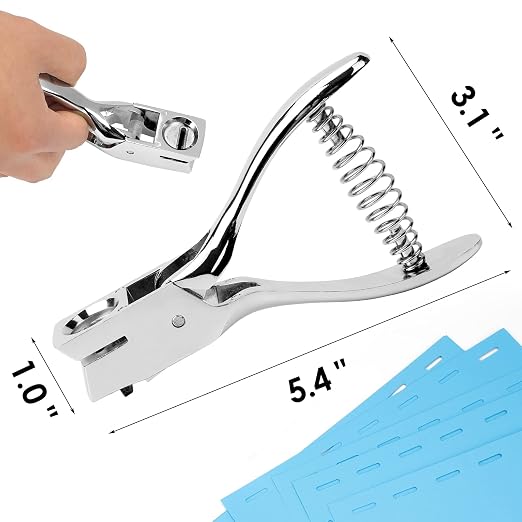 MROCO Hole Punch Heavy Duty One Slot Badge Punch - Image 6