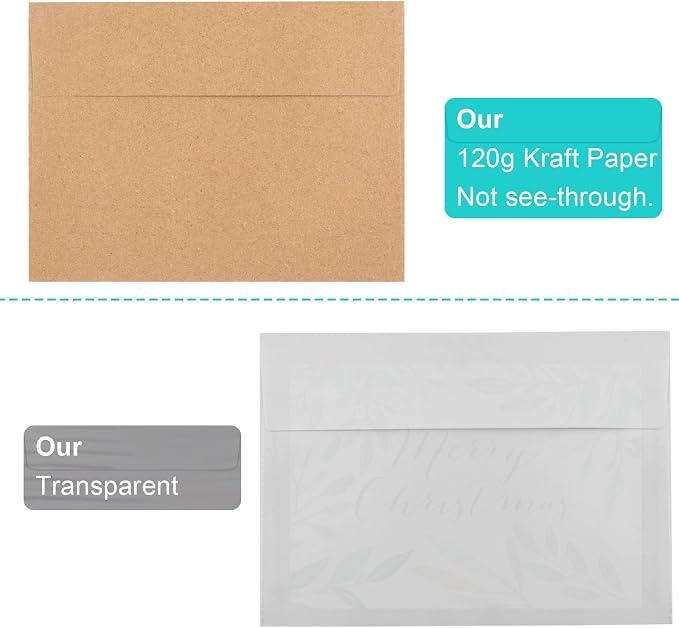 90 Packs 3.5x5 Envelopes for Invitations, A1 Invitation Envelopes, Small - Image 4