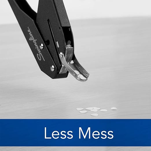 Swingline 1 Hole Punch, 20 Sheet Capacity Hole Puncher, Low Force Plier Paper - Image 5