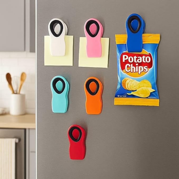 Mr. Pen- Magnetic Chip Clips, 6 Pack, Airtight Seal | Reusable Bag Closers - Image 6