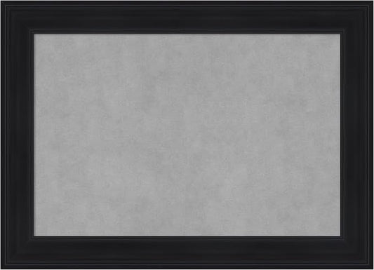 Amanti Art Black Framed Magnetic Board 21x29 Medium Vision Board by AmantiArt