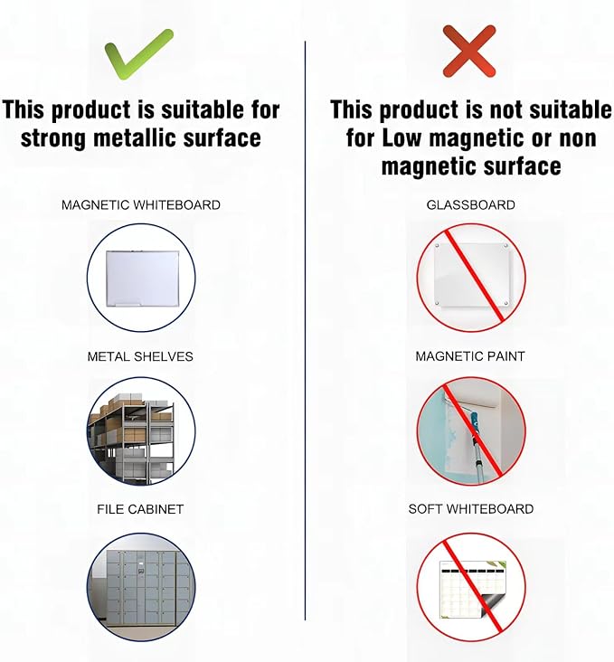 Dry Erase Magnetic Label 5x3 Inch Colored Border, 40 Pack, Reusable Magnetic - Image 6