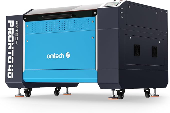 OMTech Pronto 90W CO2 Laser Engraver & Cutter – 35"x24" Workspace, 1000mm/s Speed, Autofocus, Air Assist, 2-Way Pass, for Wood, Acrylic & More-DeskLoop Office