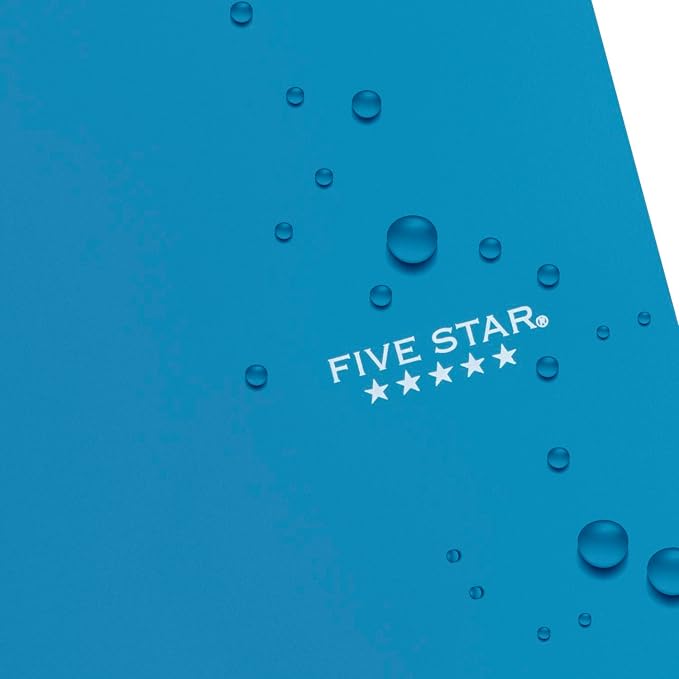 Five Star Spiral Notebook, 3 Subject, Wide Ruled | 8" x 10-1/2" | 150 Sheets | - Image 5