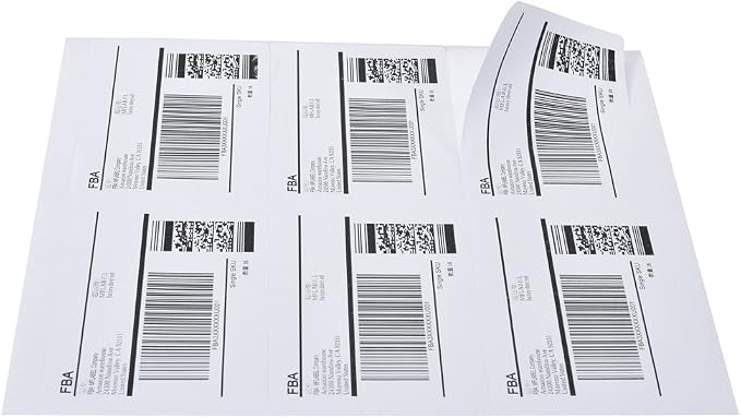 9527 Product 6 up 3-1/3“ x 4” Sticker Labels Shipping Address Labels - Image 3