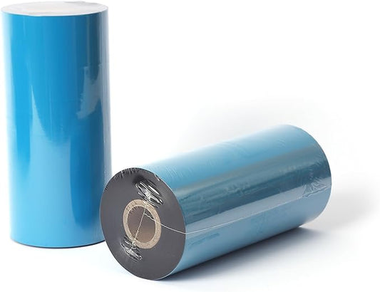 6.5'' x 1476' Premium Resin Enhanced Wax Ribbon, 165mm x 450m Black Thermal Transfer Ribbon, Barcode Thermal Label Printer Ribbon, CSO-Ink Outside, 1'' Core for Zebra, TSC, GoDex, Citizen (1 Roll)-DeskLoop Office