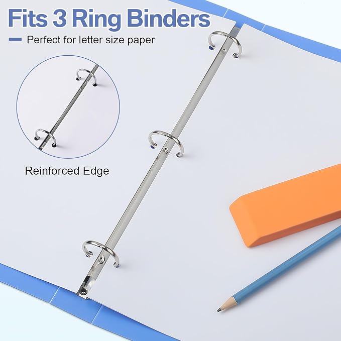 Thenshop 40 Sets/200 Pack Binder Dividers, Letter Size 9 X11.5 Inch 5 Tab - Image 3
