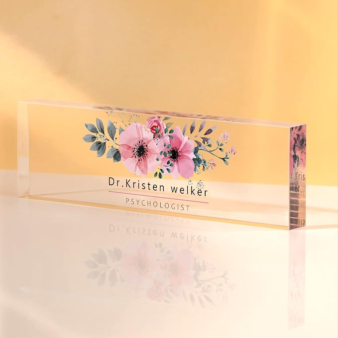 Desk Name Plate Personalized, Custom Name Plates - Image 2