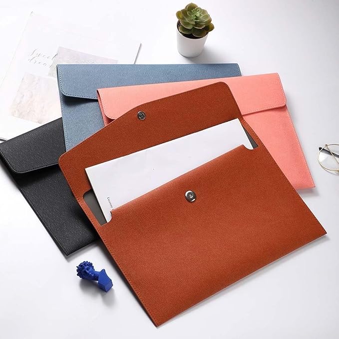 A4 PU Leather Document Folder - Image 4