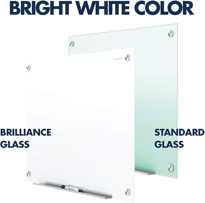 Quartet Dry Erase Board, Magnetic Whiteboard 48" x 48", Glass Board - Image 3