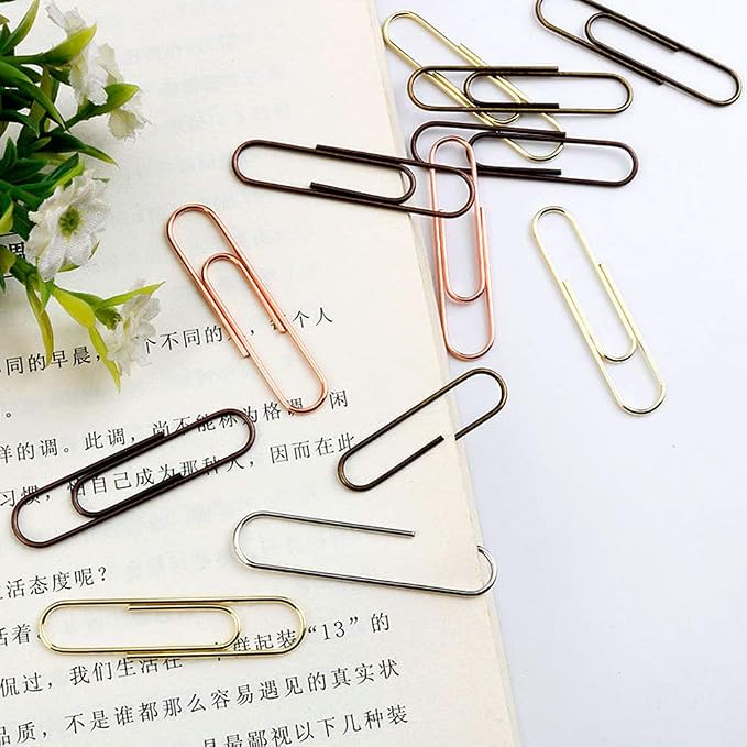 50 Pieces 50 mm Metal Paper Clips - Image 6