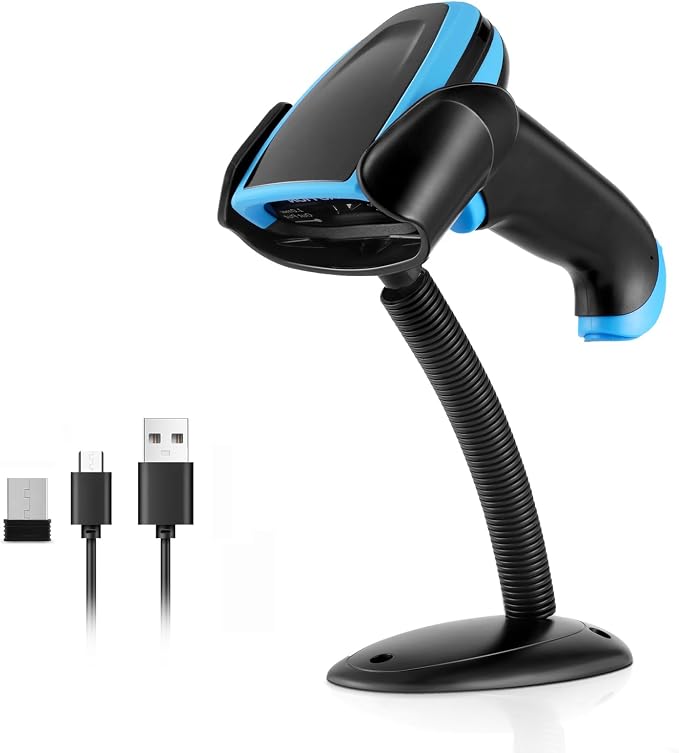 Barcode Scanner Onewscan Wireless 1D Laser Bar Code Scanners by ONEWSCAN