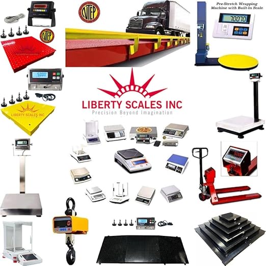Liberty LS-917-R NTEP Low Profile Drum Scale with 3' x 3' (36" x 36") Platforms for Barrel Weighing, Regular LED Version | 5000 lbs x 1 lb