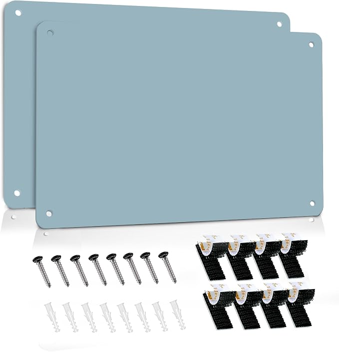 2Pack Magnetic Board 17.5" x 11.4" Magnet Bulletin Board is Suitable by Beclumas