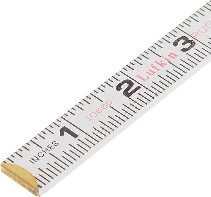 Crescent Lufkin 5/8" X 6' Red End® Engineer's Scale Wood Rule - Image 5