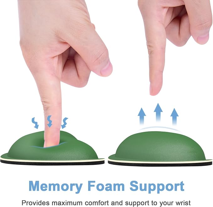 Dapesuom Mouse Wrist Rest, Ergonomic Memory Foam Mouse Wrist - Image 4