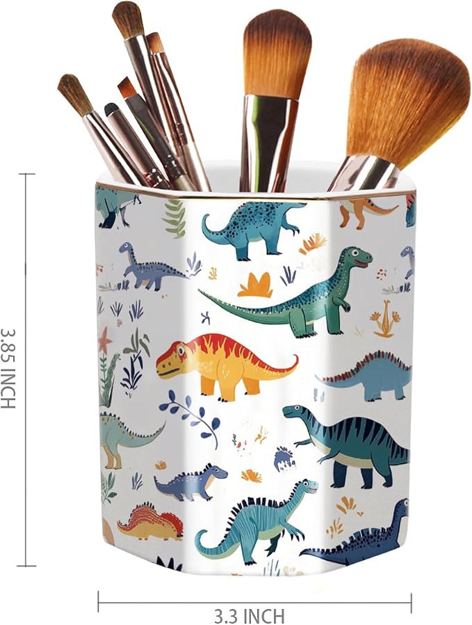 Cute Pen Holder, Pencil Cup for Desk, Desk Organizer, Durable Ceramic - Image 2