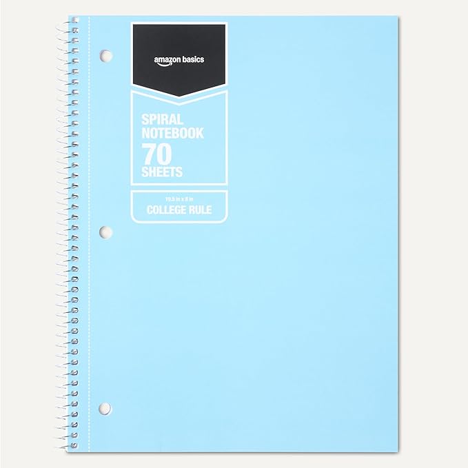 Amazon Basics Wide-Ruled Spiral Notebooks - Image 5