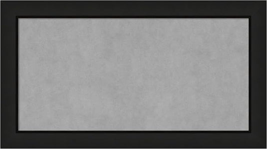 Amanti Art Black Framed Magnetic Board 15x27 Small Vision Board by AmantiArt