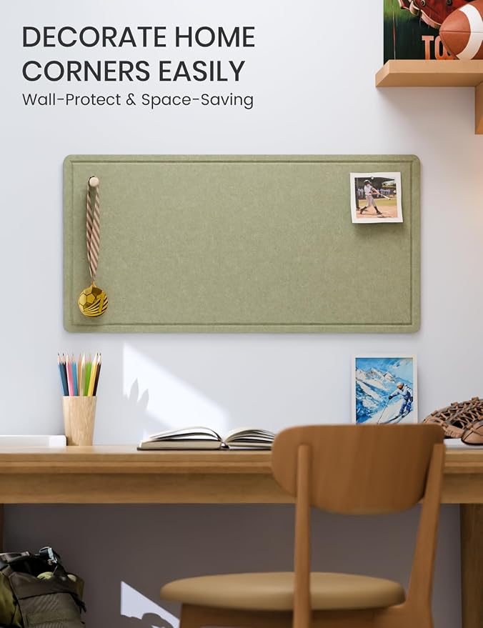 Bulletin Board, Foldable Felt Pin Board - Image 4
