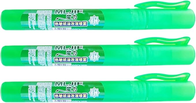 3Pcs White Out Liquid, Information Protection Correction Fluid Thermal Paper - Image 2