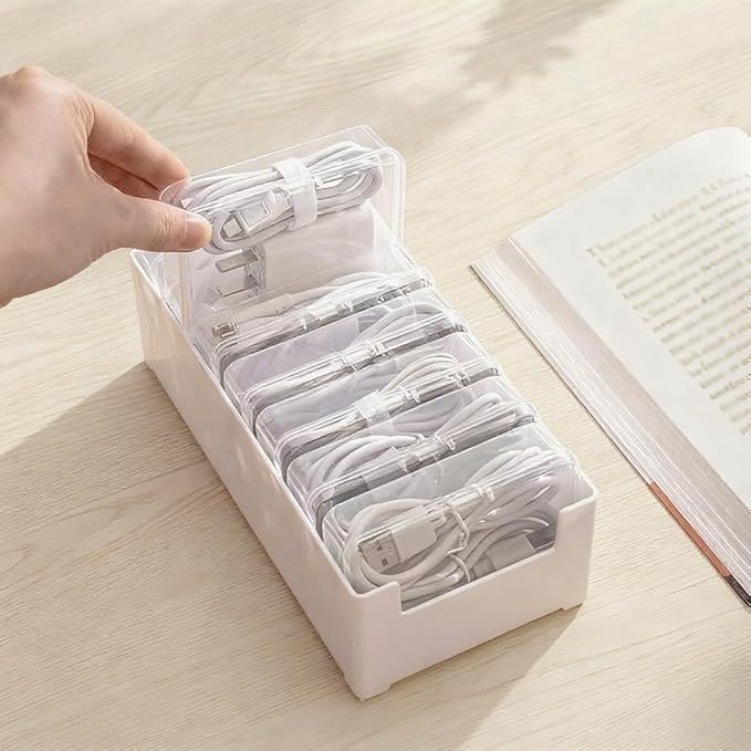 RayHenry 2 PCS Cable Organizer Box - Image 3
