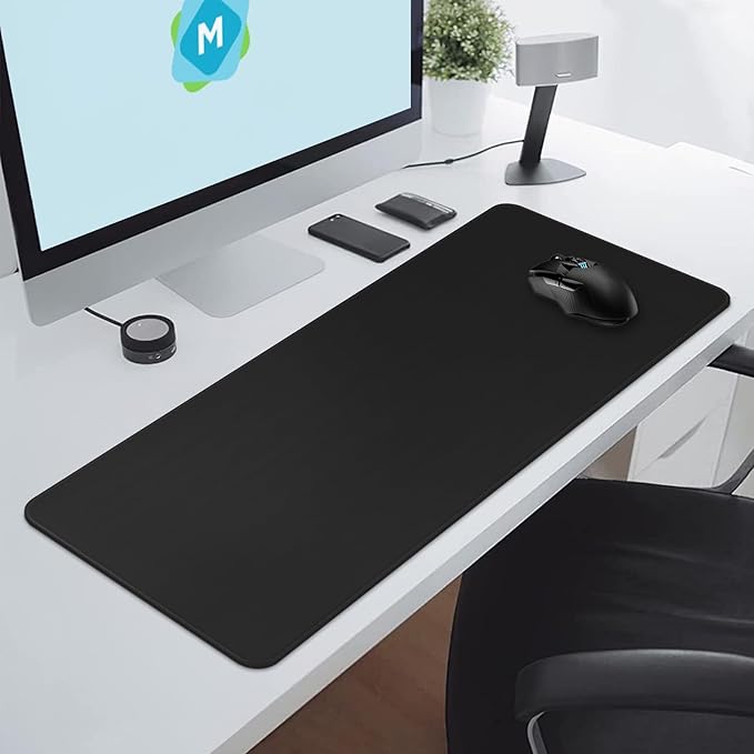 DIGSOM Gaming Mouse Pad Black Keyboard Pad 31.5 x 11.8in | XL Mouse mat - Image 4