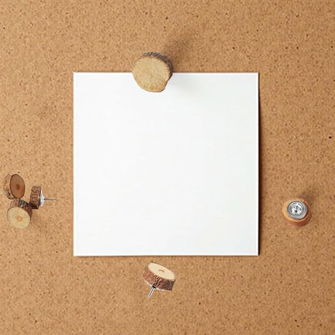 Wood Push Pins 80Pcs Set - Image 2