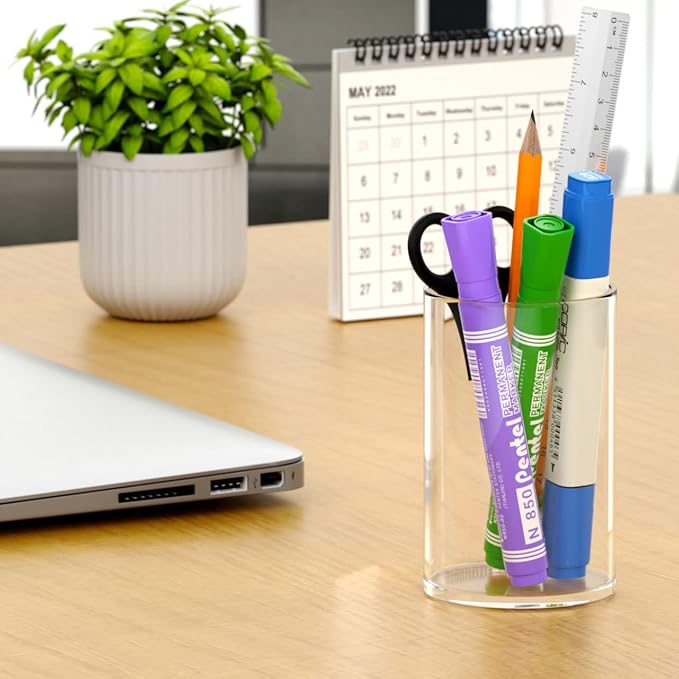 NIUBEE Acrylic Pen Holder 2 Pack - Image 4