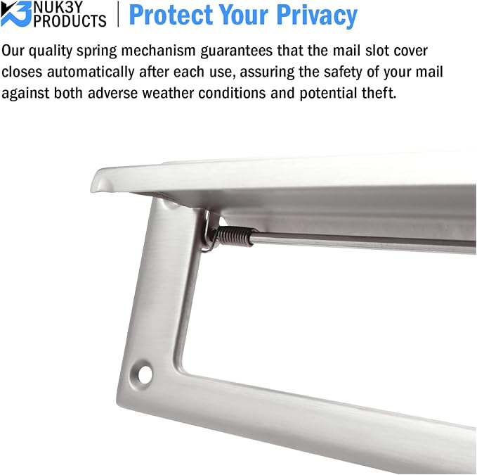 Nuk3y Solid Brass Mail Slot - Image 2