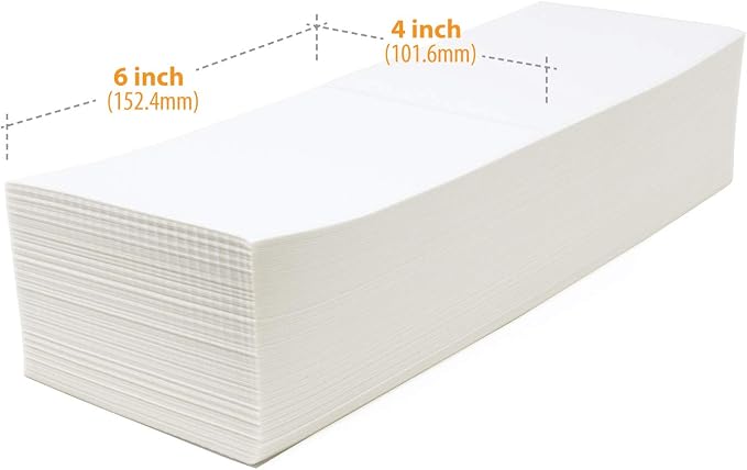 Buhbo 4 x 6 Direct Thermal Labels, Perforated and BPA Free, Compatible - Image 7
