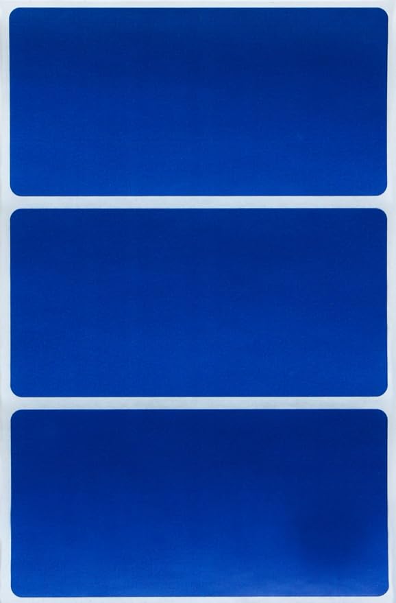 Royal Green Rectangular Stickers Color-Coding Labels by RoyalGreen