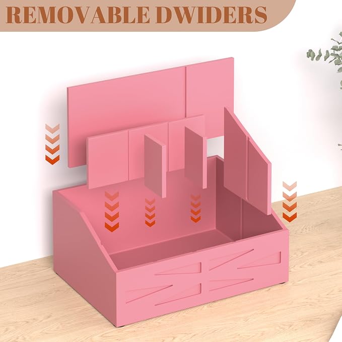 Wood Mail Organizer Countertop, Farmhouse Desk and Kitchen Countertop Storage - Image 7