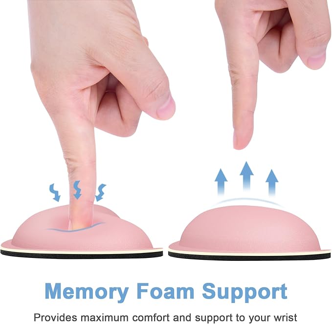 Dapesuom Mouse Wrist Rest, Ergonomic Memory Foam Mouse Wrist - Image 4